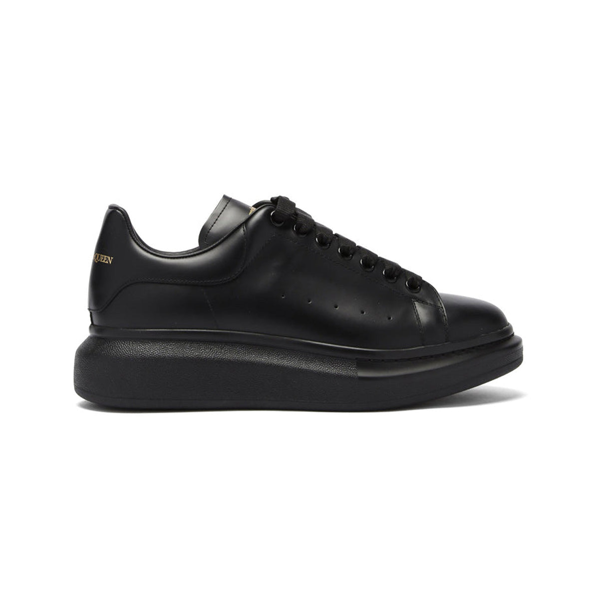 Alexander McQueen Leather Sneaker Triple Black