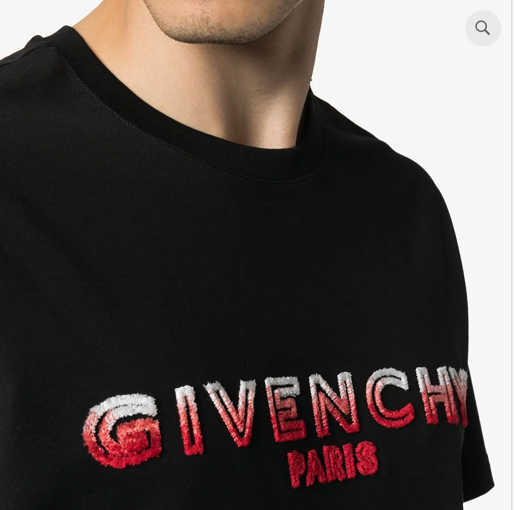 Givenchy Paris Faded T-Shirt Black