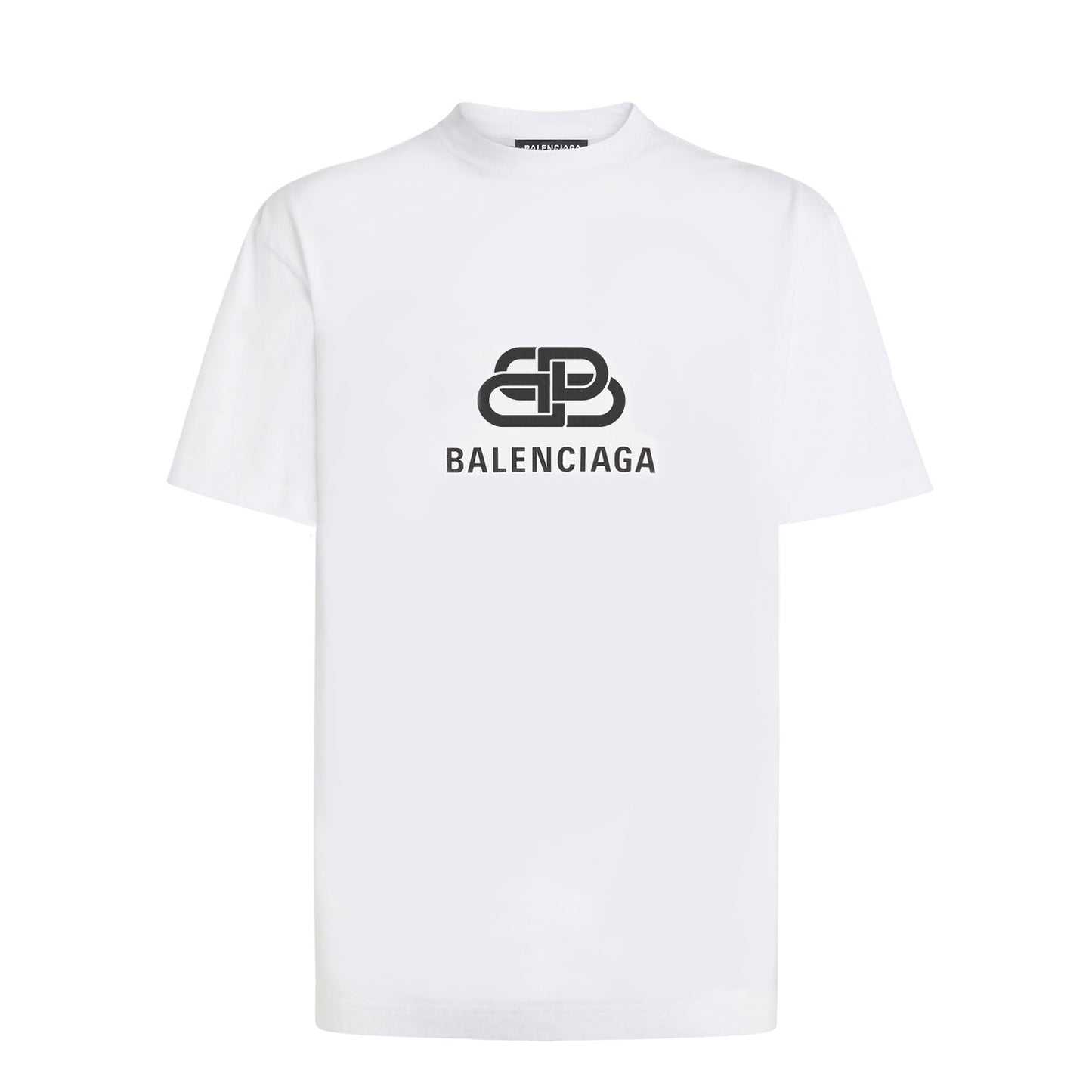 Balenciaga BB Block Logo White T-Shirt