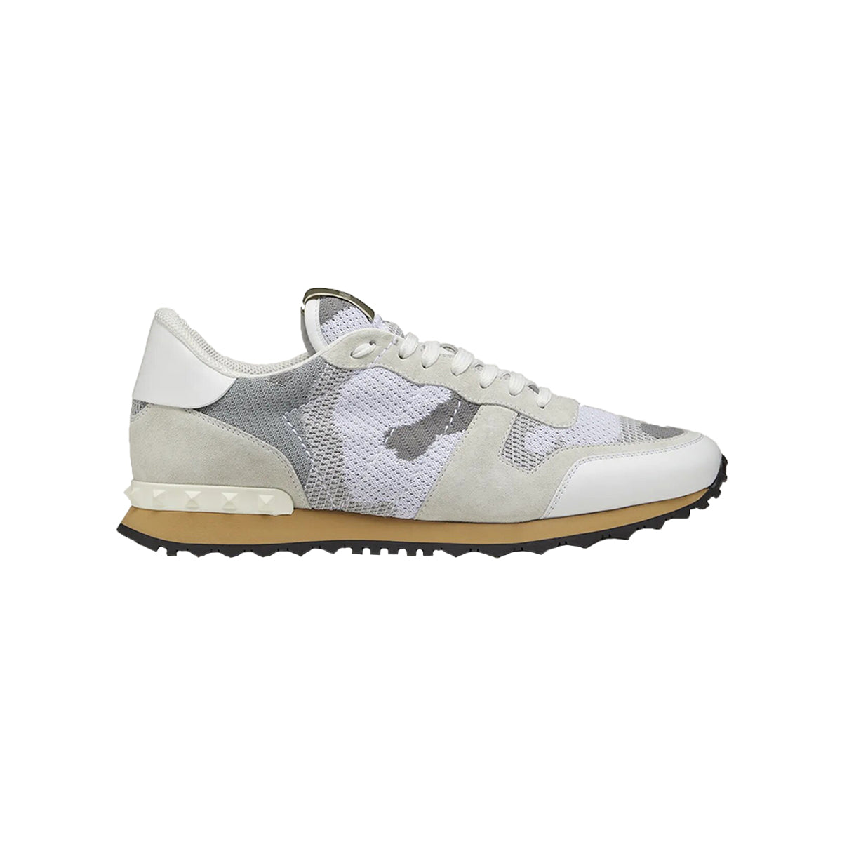 Valentino Mesh Rock Stud Runners White