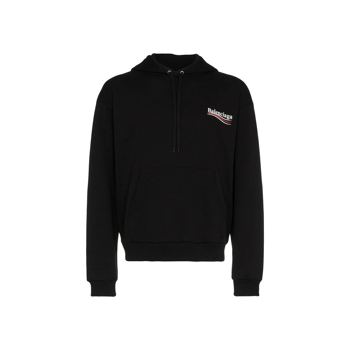 Balenciaga Political Campaign Hoodie Black