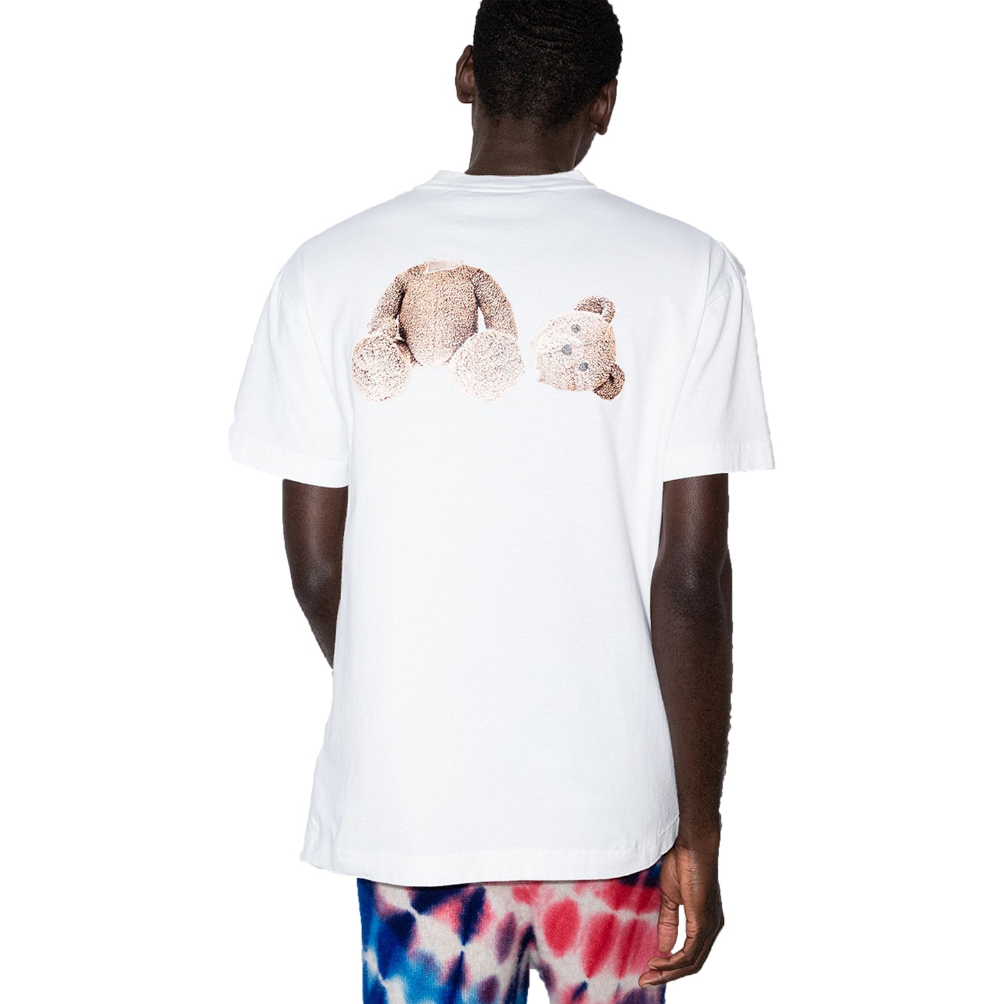 Palm Angels Bear Print White T-Shirt