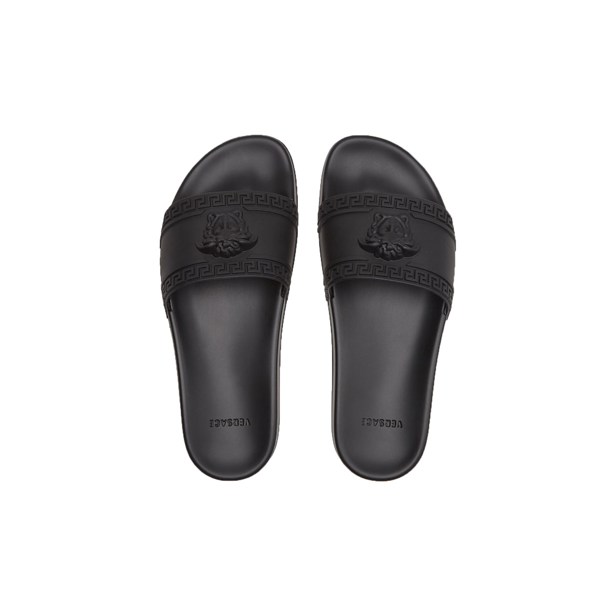 Versace Medusa Head Black Slides