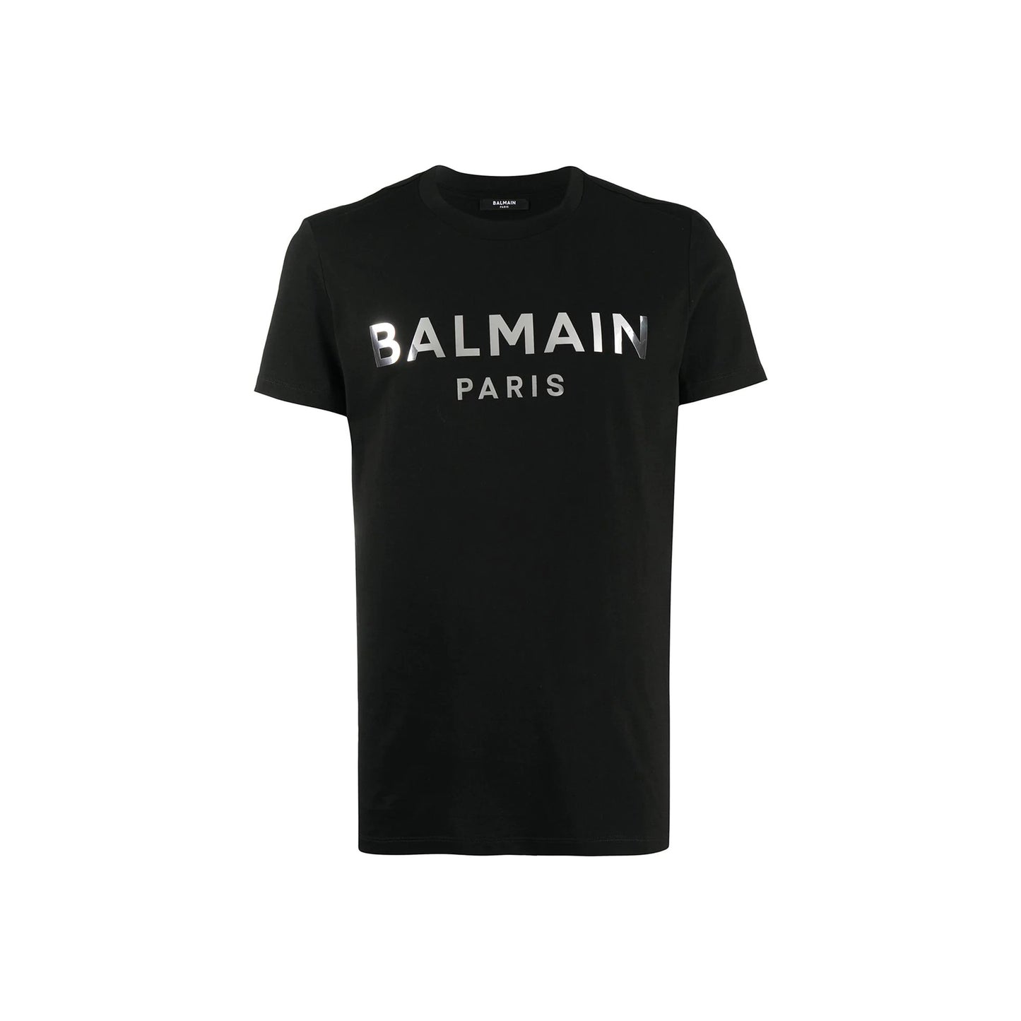 Balmain Foil Logo T-Shirt Black