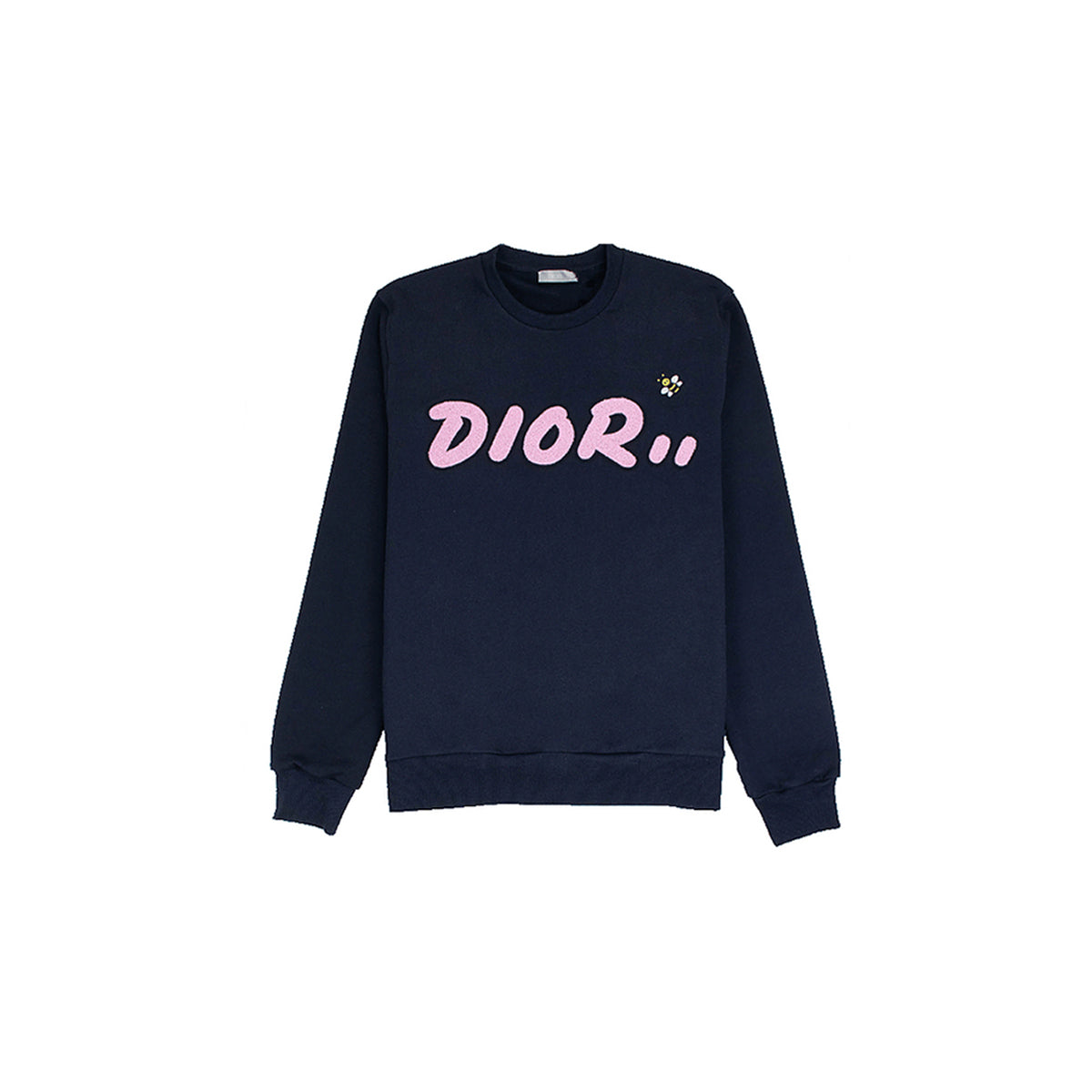 Dior x Kaws Bee Sweatshirt Navy Pink