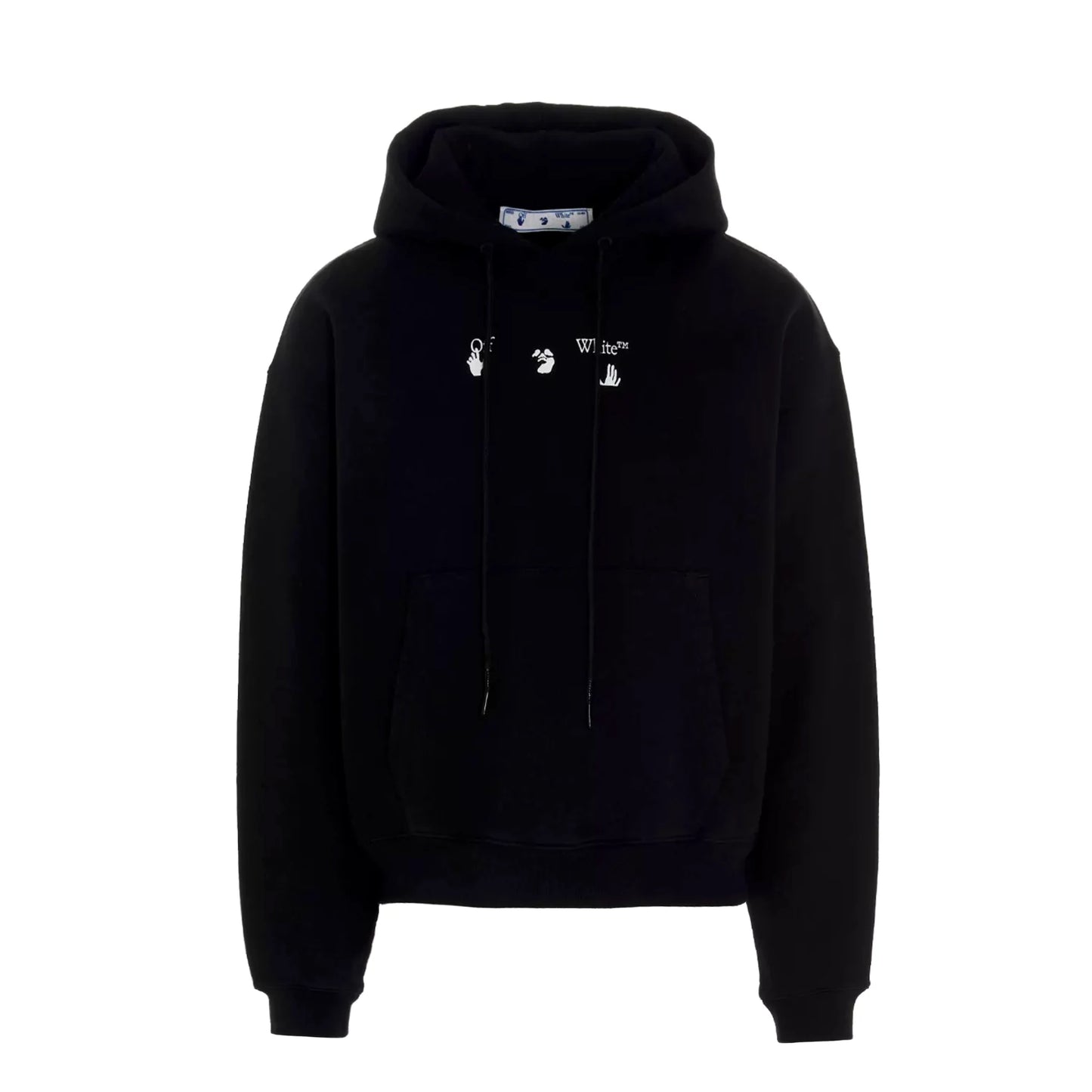 Off White Graffiti Marker Print Black Red Hoodie