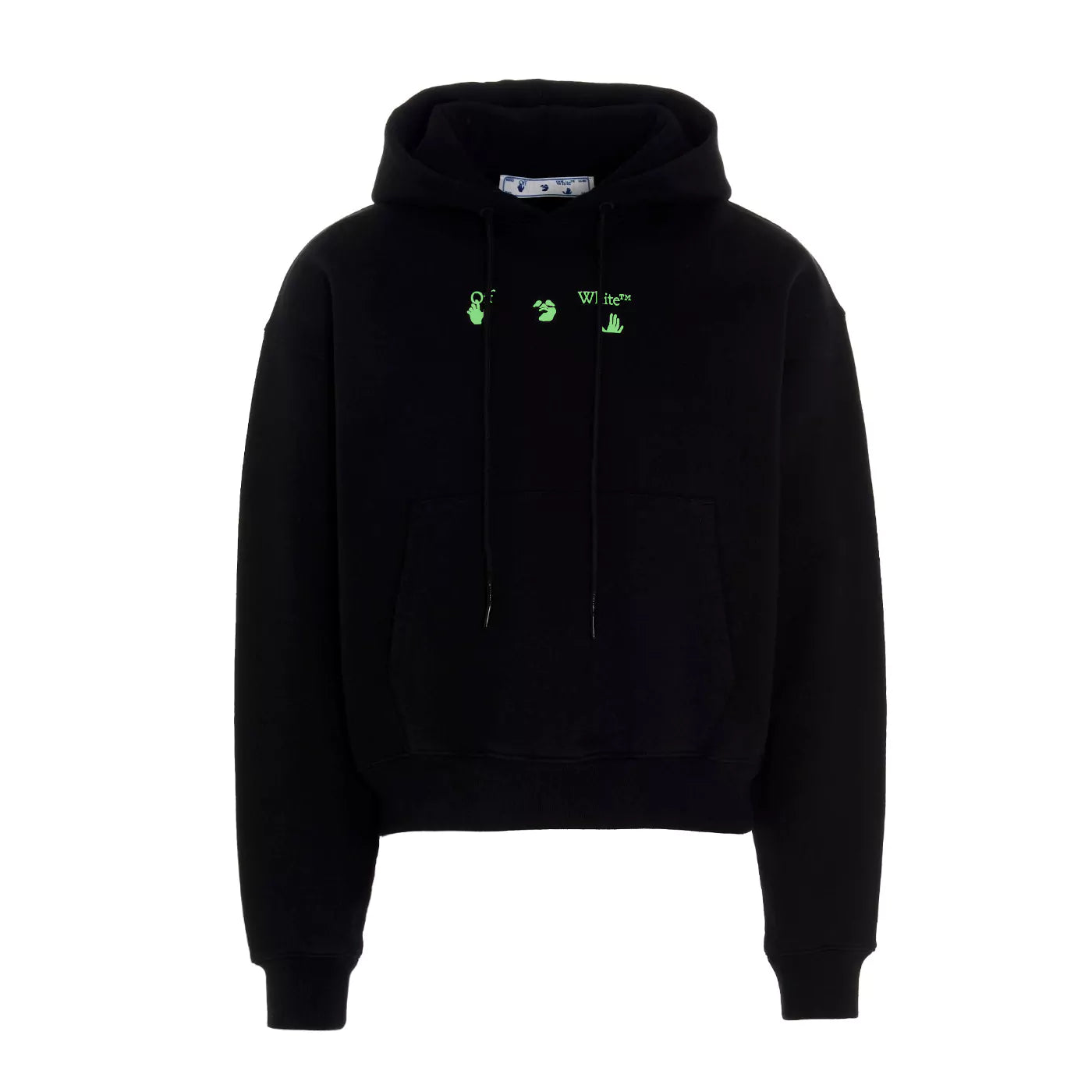 Off White 3D Arrow Marker Print Black Hoodie