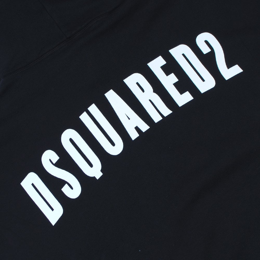 Dsquared2 Red Leaf Print Hoodie