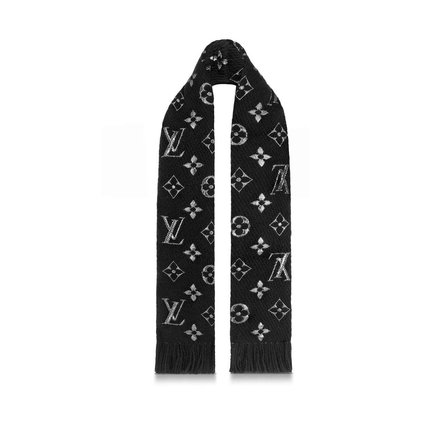 Louis Vuitton Logomania Shine Scarf Black