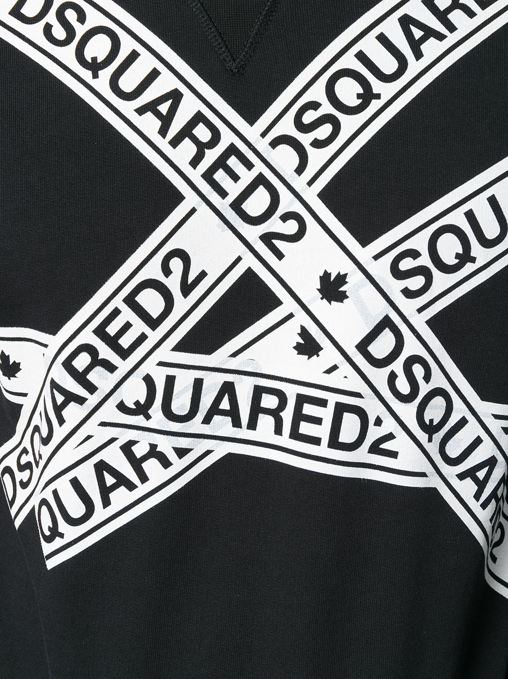 Dsquared2 Logo Tape Print Sweatshirt