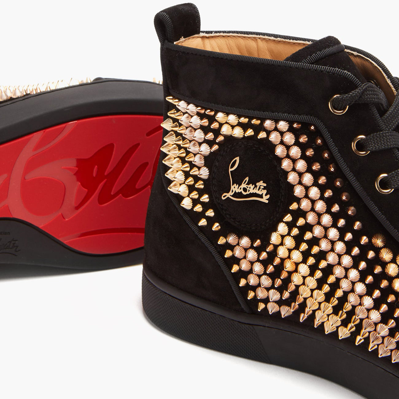 Christian Louboutin Galvalouis Spike High Sneakers