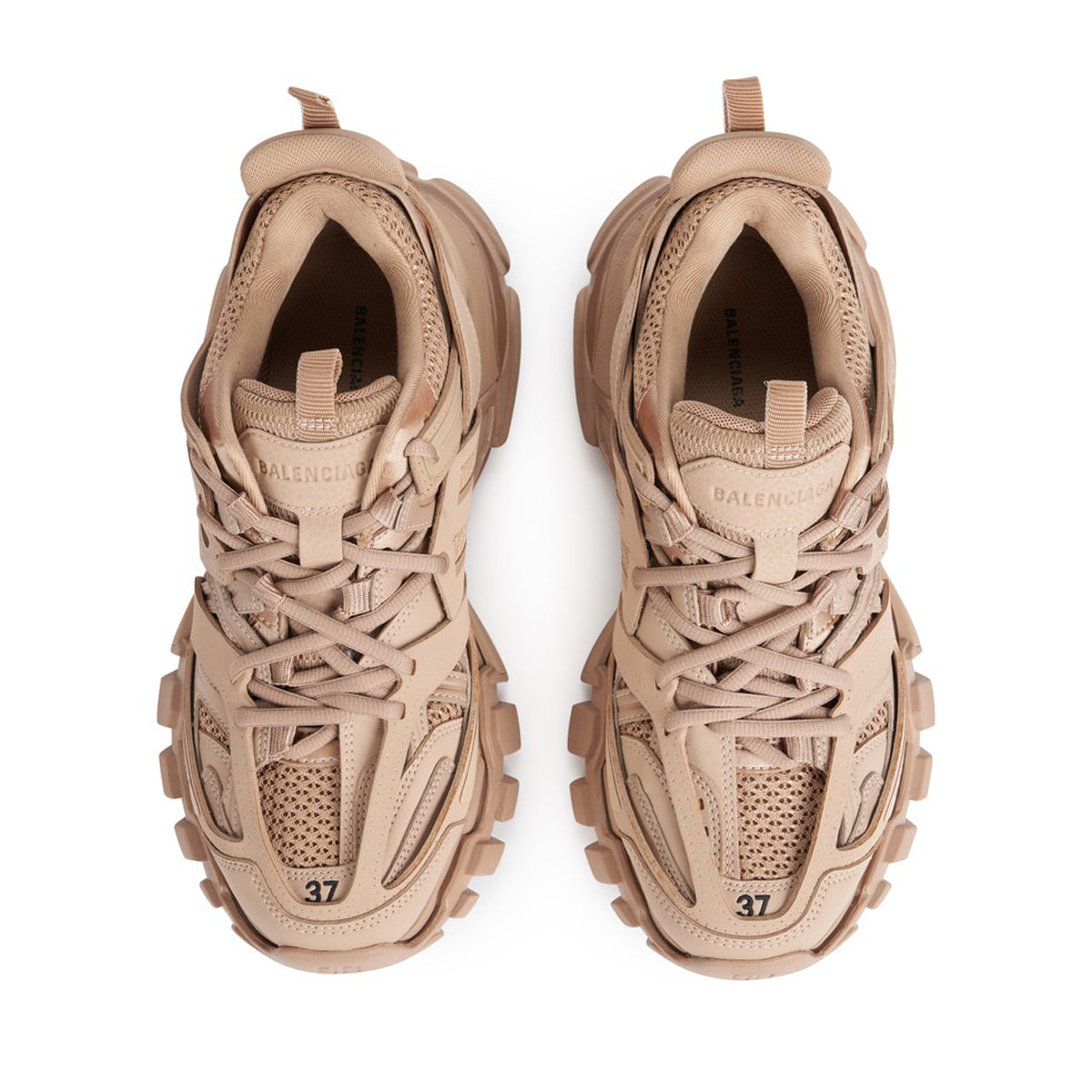 Balenciaga Track Runner Sneaker Clear Sole Nude