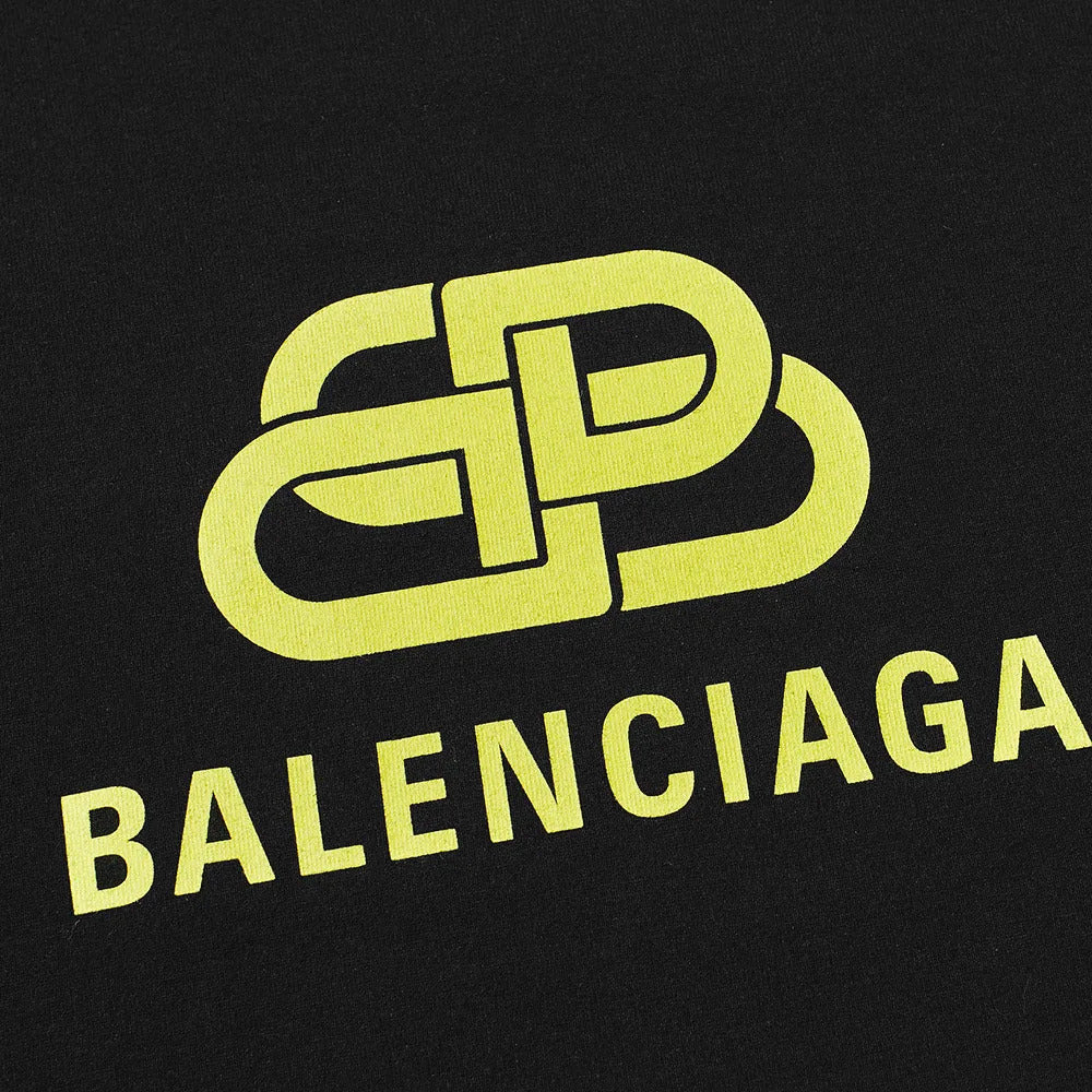 Balenciaga BB Block Logo Black T-Shirt
