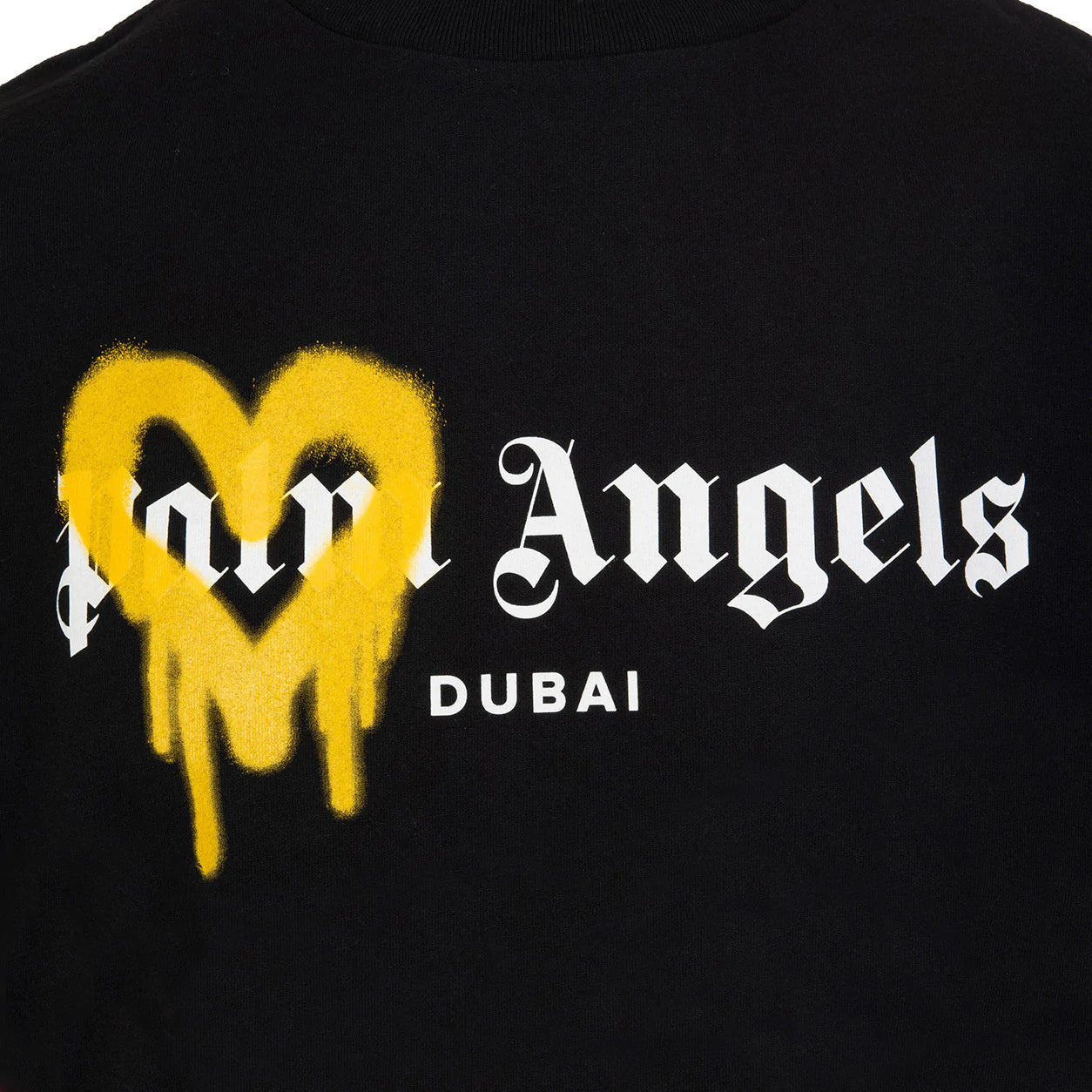 Palm Angels Dubai Spray Paint Black T-Shirt
