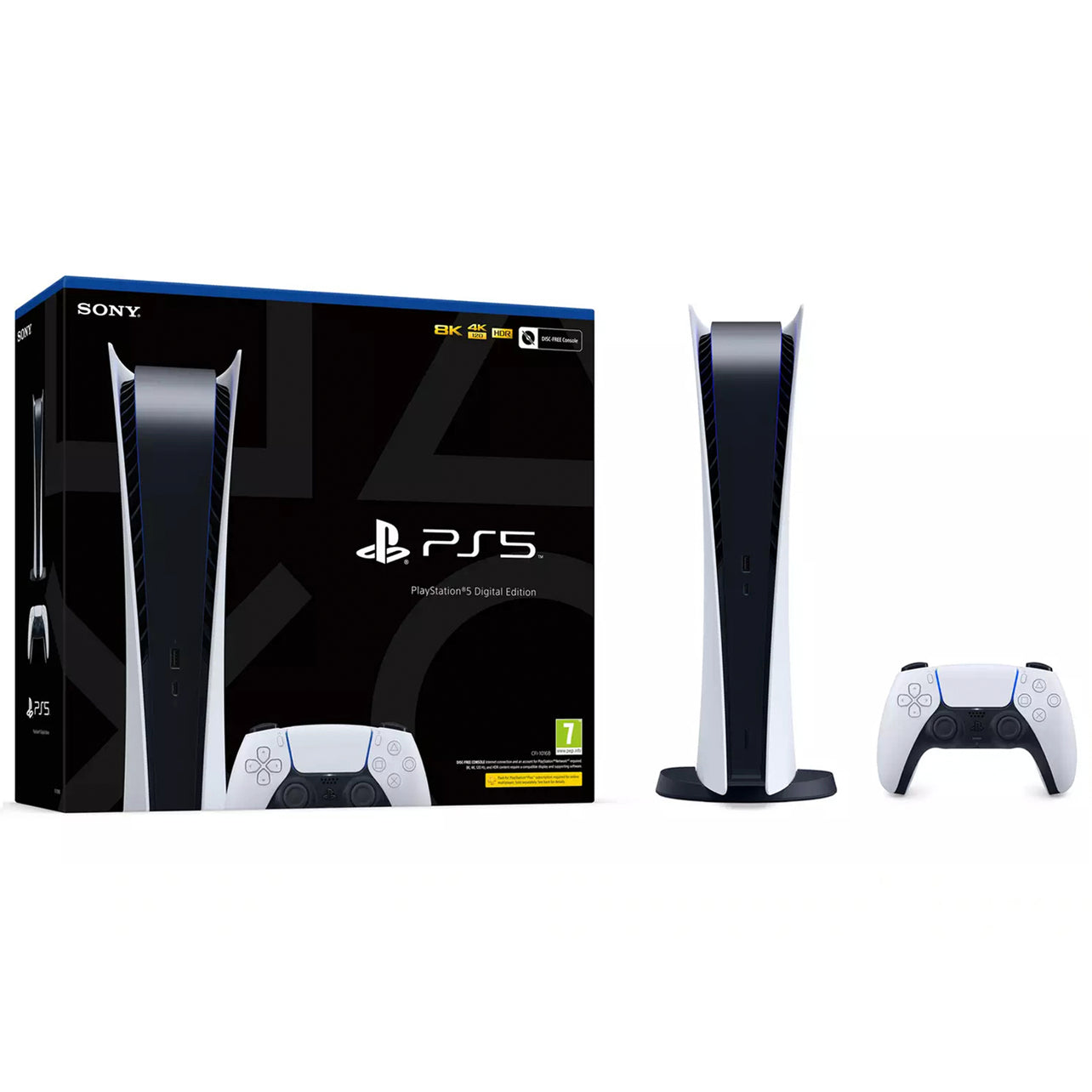 Sony PlayStation 5 PS5 Digital Edition Console (UK Plug)