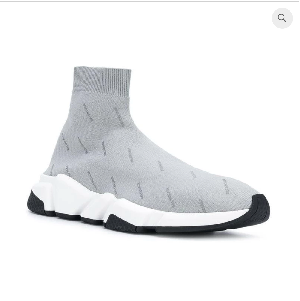 Balenciaga Speed Sock Runners Grey Reflective