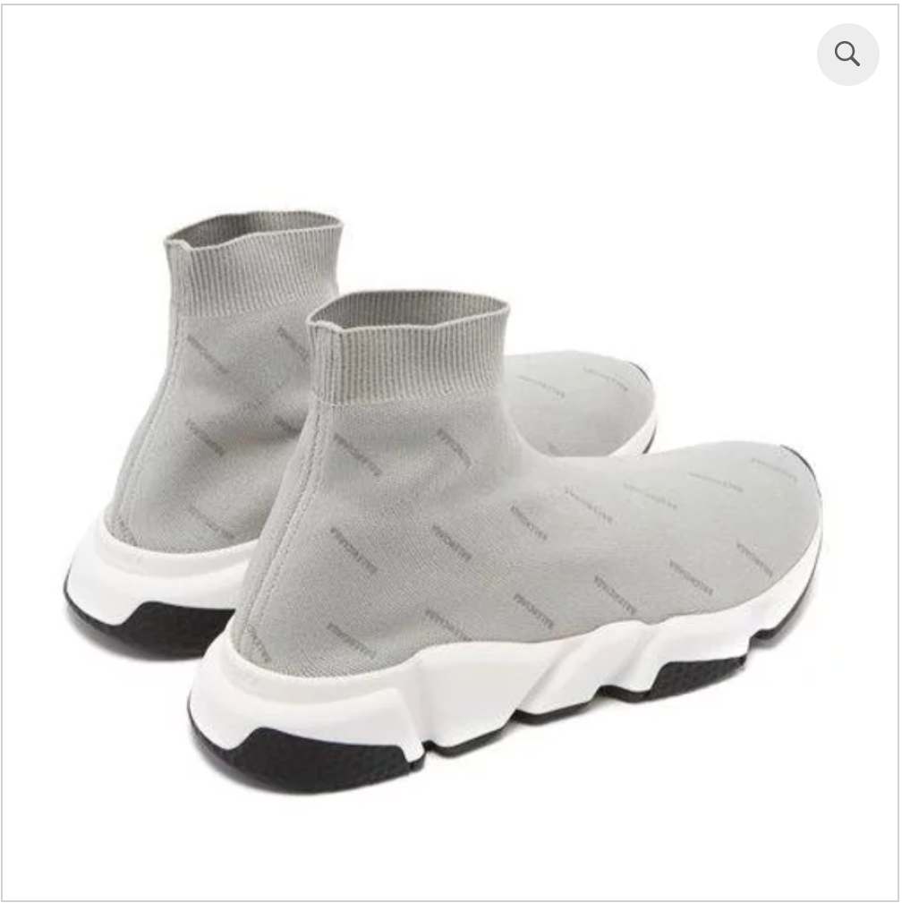 Balenciaga Speed Sock Runners Grey Reflective