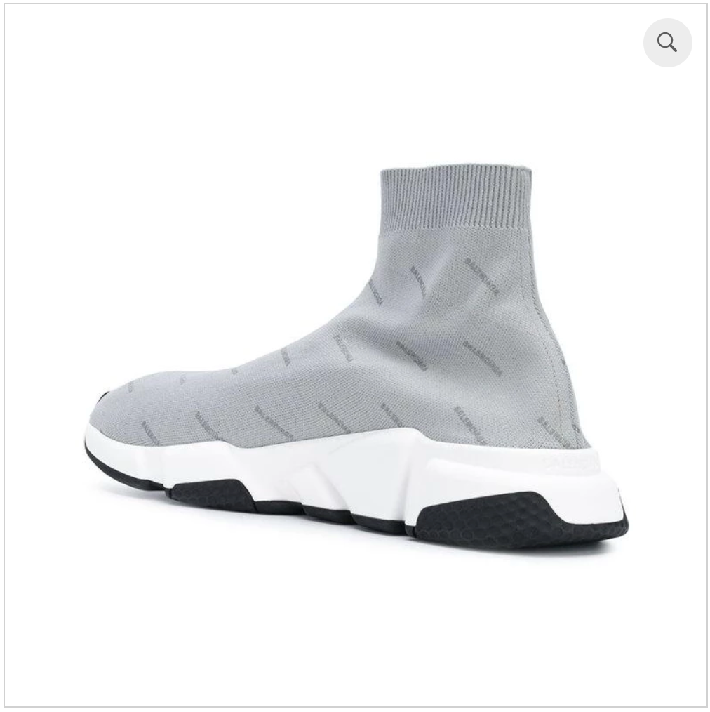 Balenciaga Speed Sock Runners Grey Reflective