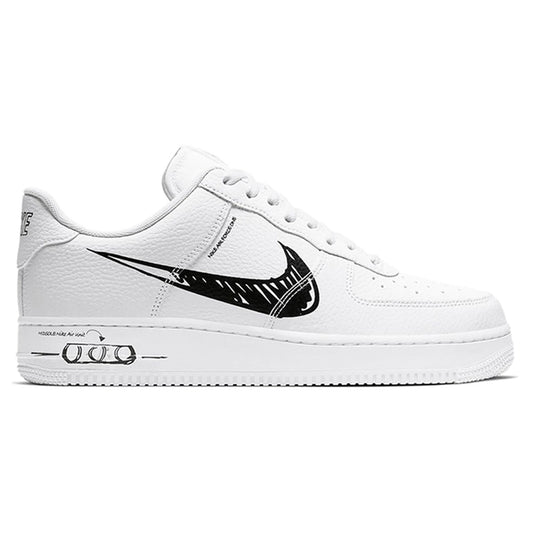 Air Force 1 Sketch White Black
