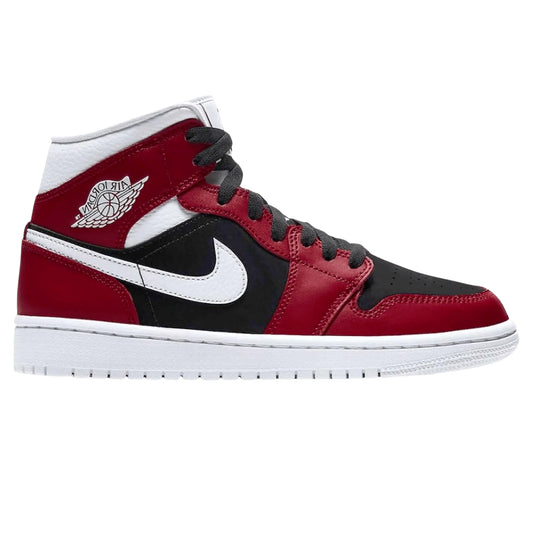 Air Jordan 1 Mid Gym Red Black GS