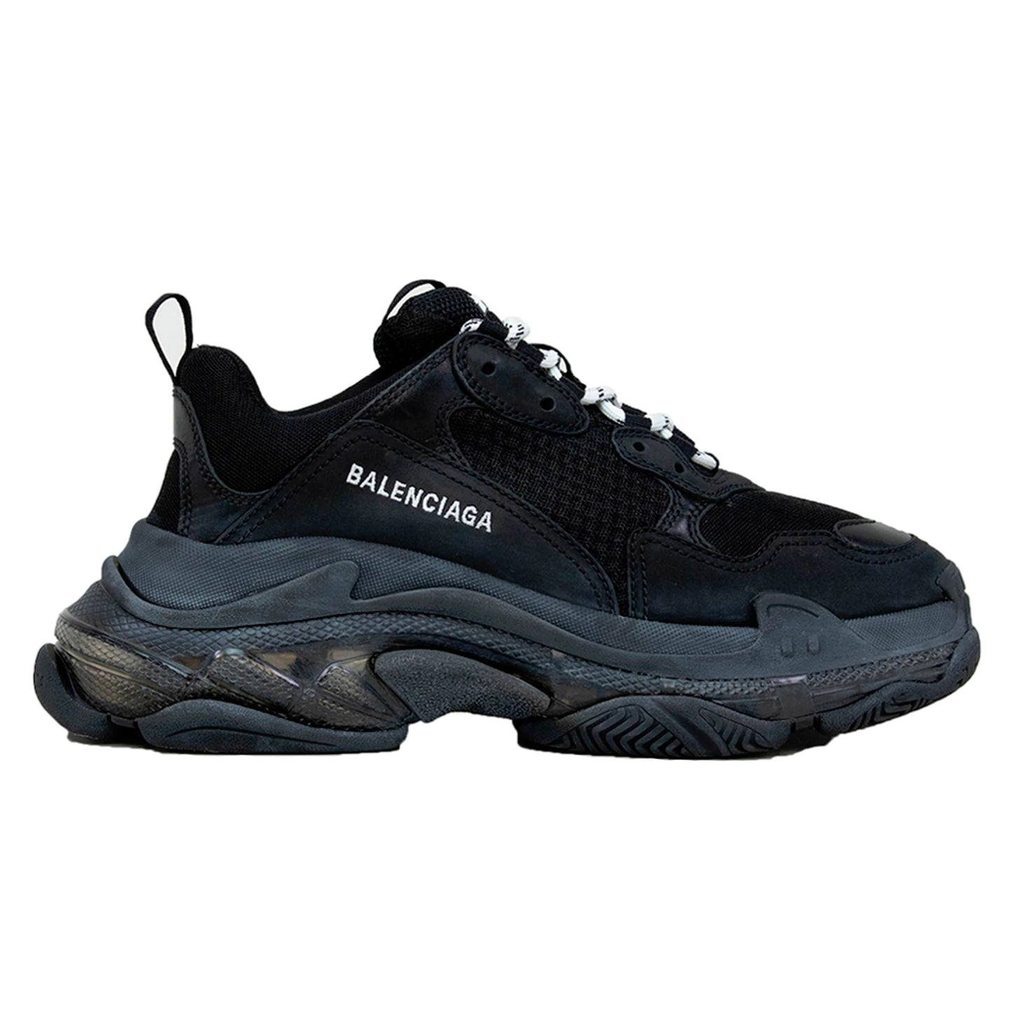 Balenciaga Triple S Sneaker Black Distressed