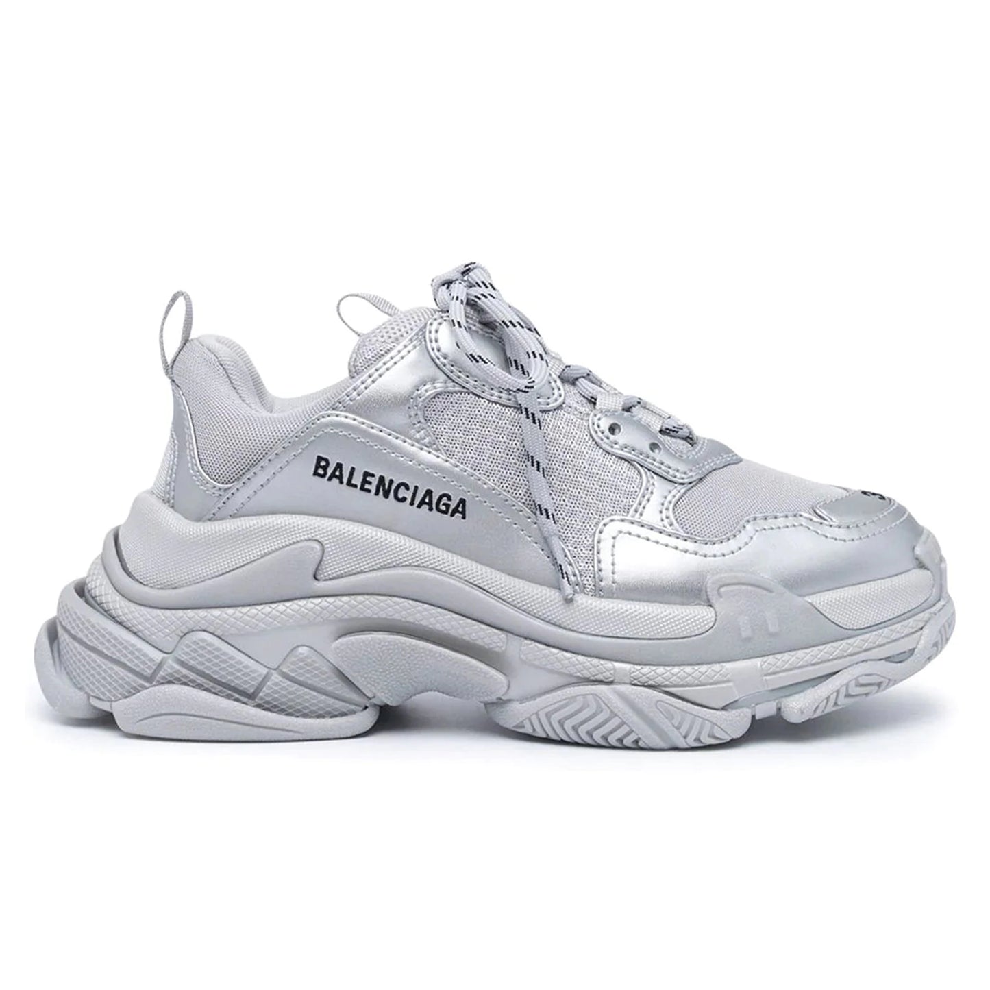 Balenciaga Triple S Sneaker Metallic Silver