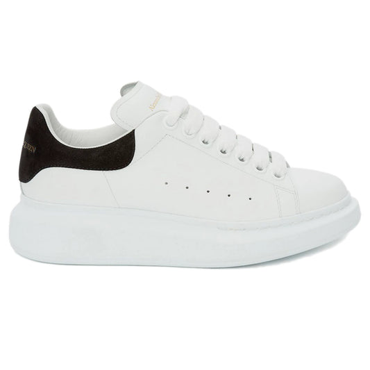 Alexander McQueen Suede Heel Sneaker White/Black