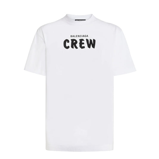 Balenciaga Crew Oversized White T-Shirt