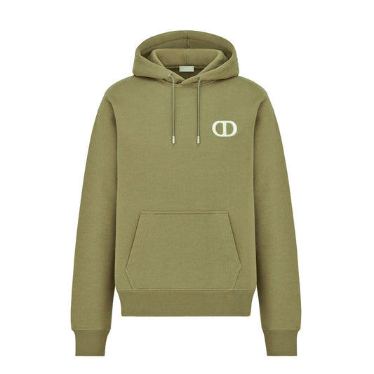 Dior CD Icon Khaki Cotton Hoodie