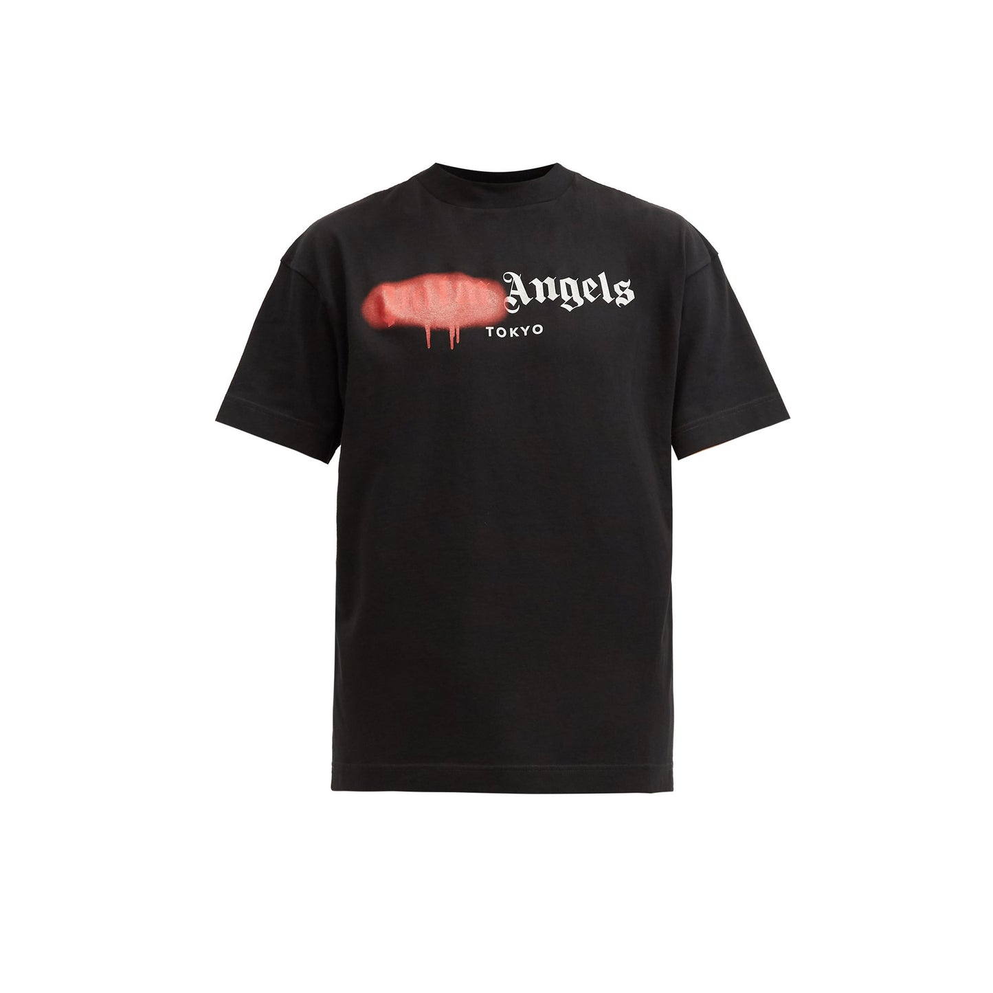 Palm Angels Tokyo Spray Paint Black T-Shirt