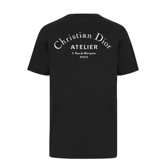 Christian Dior Atelier Cotton T-Shirt Black