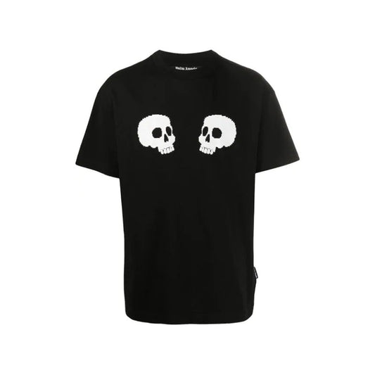 Palm Angels Skull Back Logo Black T-Shirt