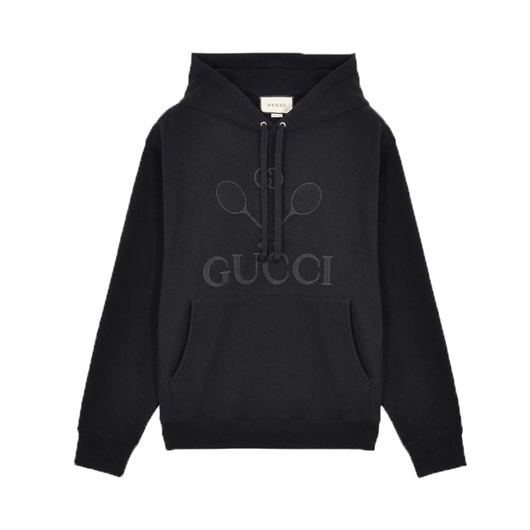 Gucci Tennis Hooded Sweatshirt Black