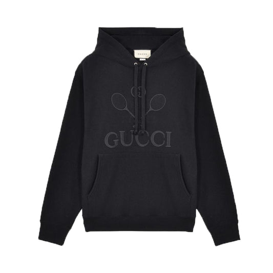 Gucci Tennis Hooded Sweatshirt Black
