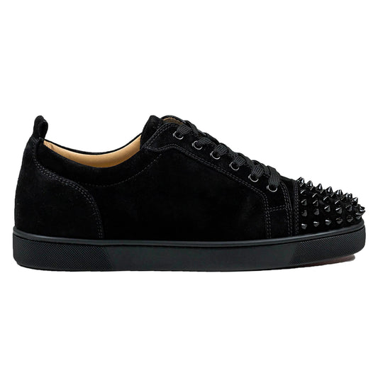 Christian Louboutin Junior Spikes Suede Black