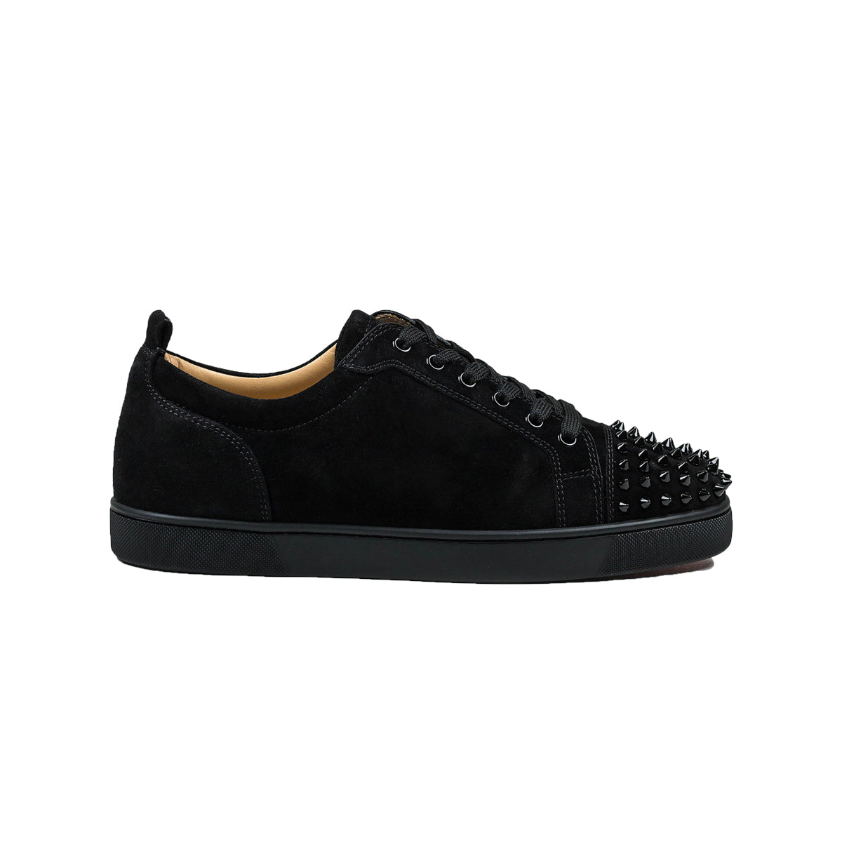 Christian Louboutin Junior Spikes Suede Black