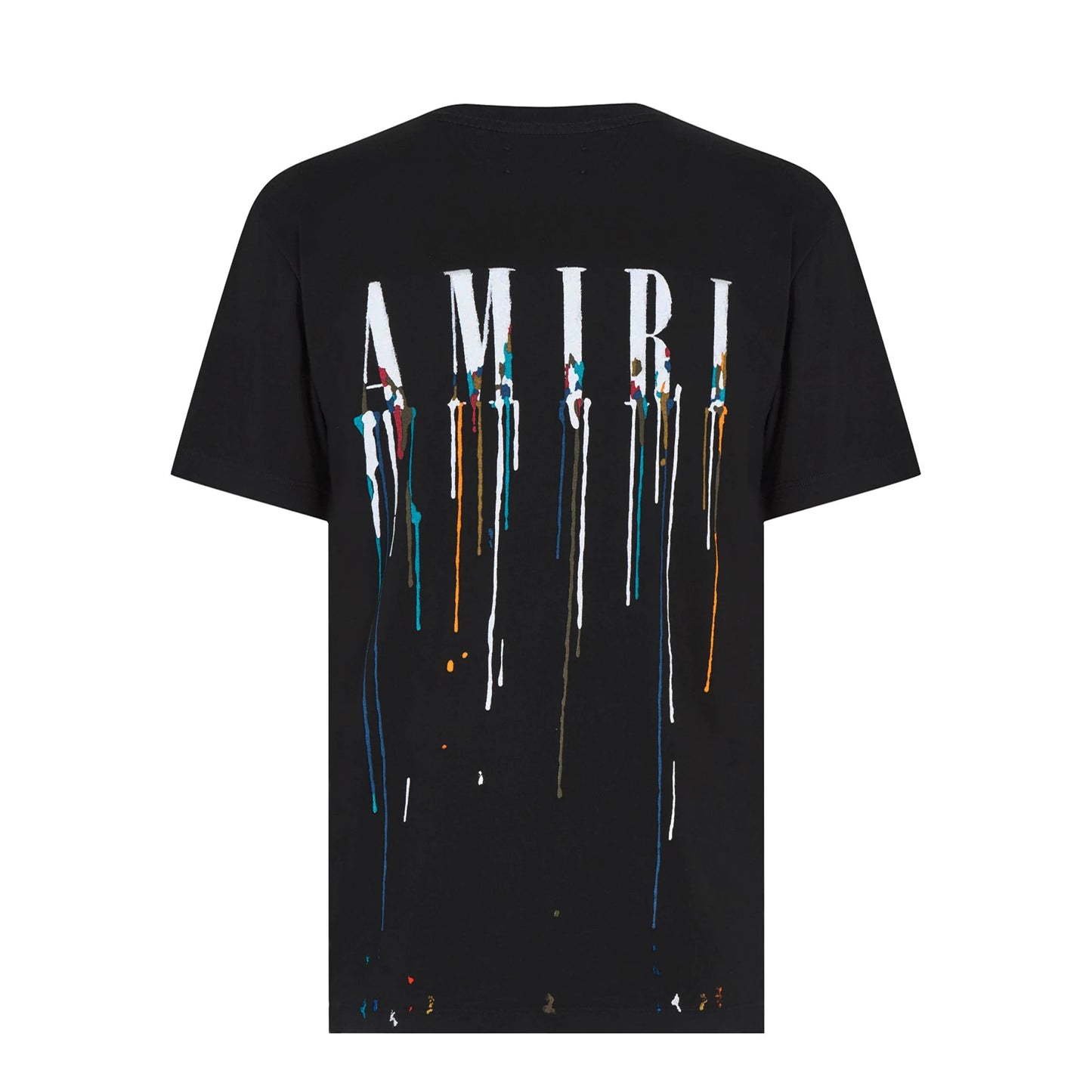 Amiri Paint Drip Splatter Black T-Shirt