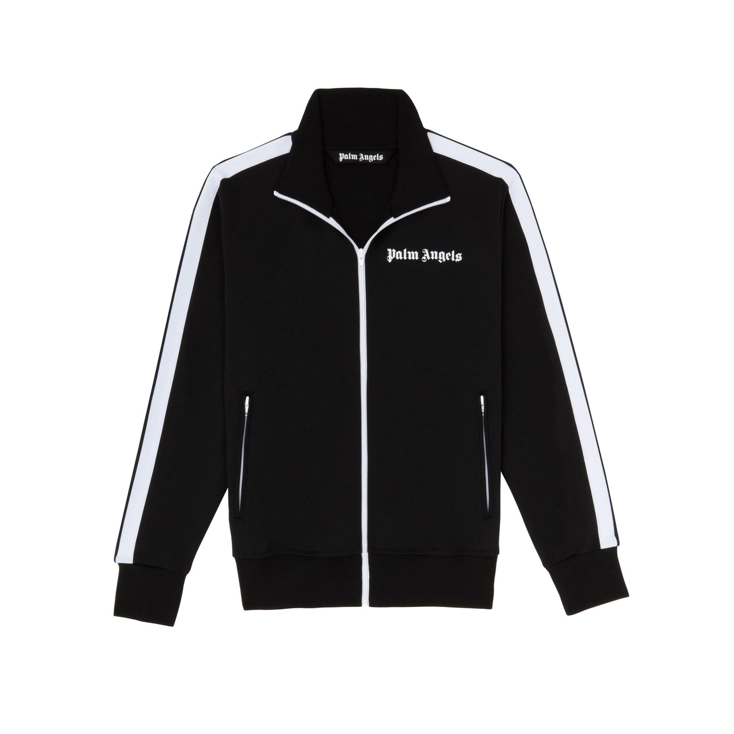 Palm Angels Classic Black Striped Track Jacket
