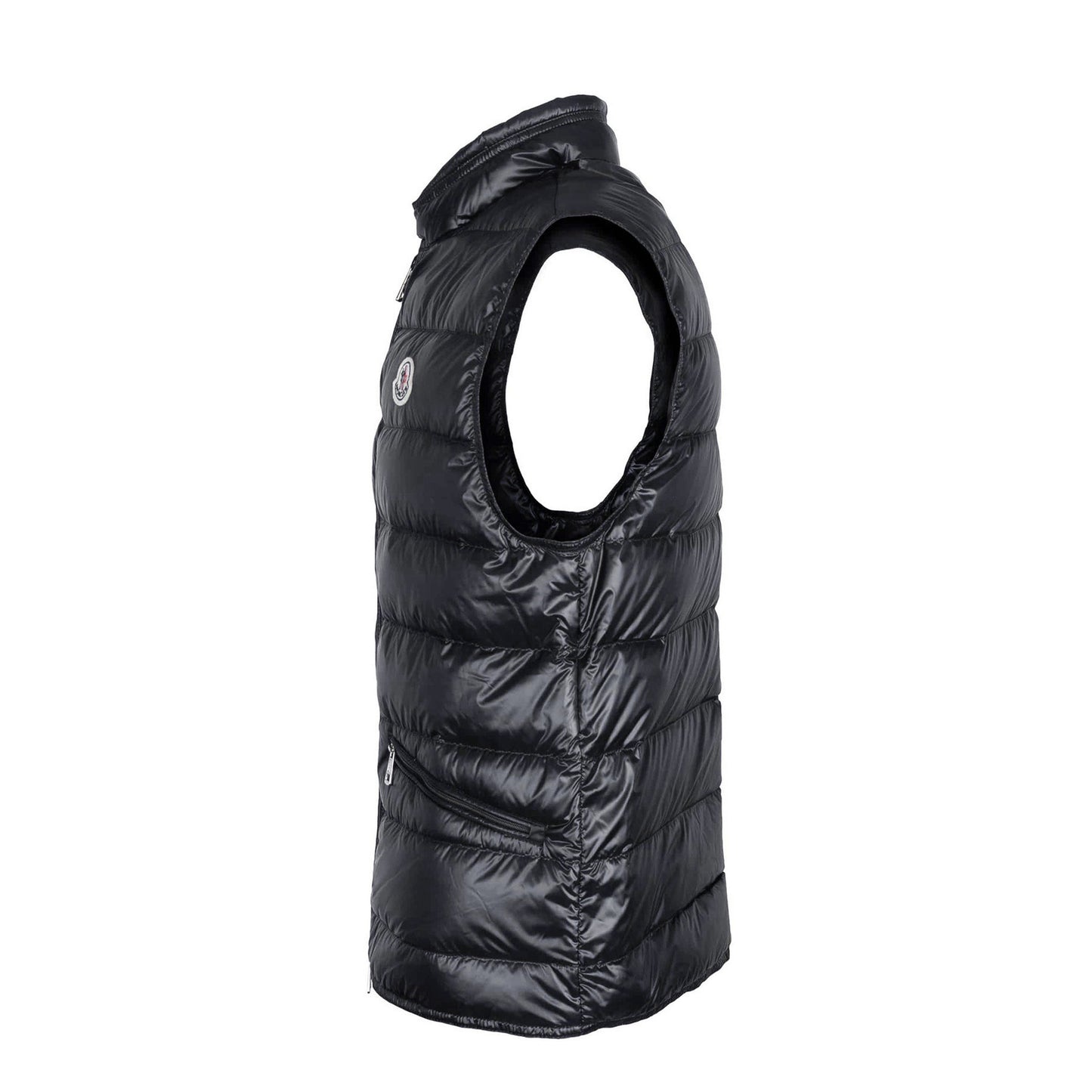 Moncler GUI Slim-Fit Quilted Down Black Gilet