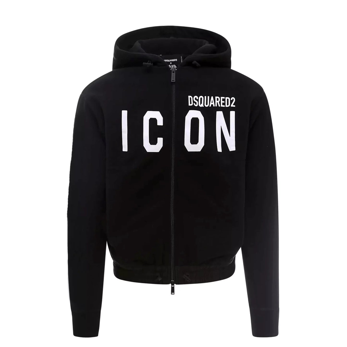 Dsquared2 Icon Zip-Up Black Hoodie