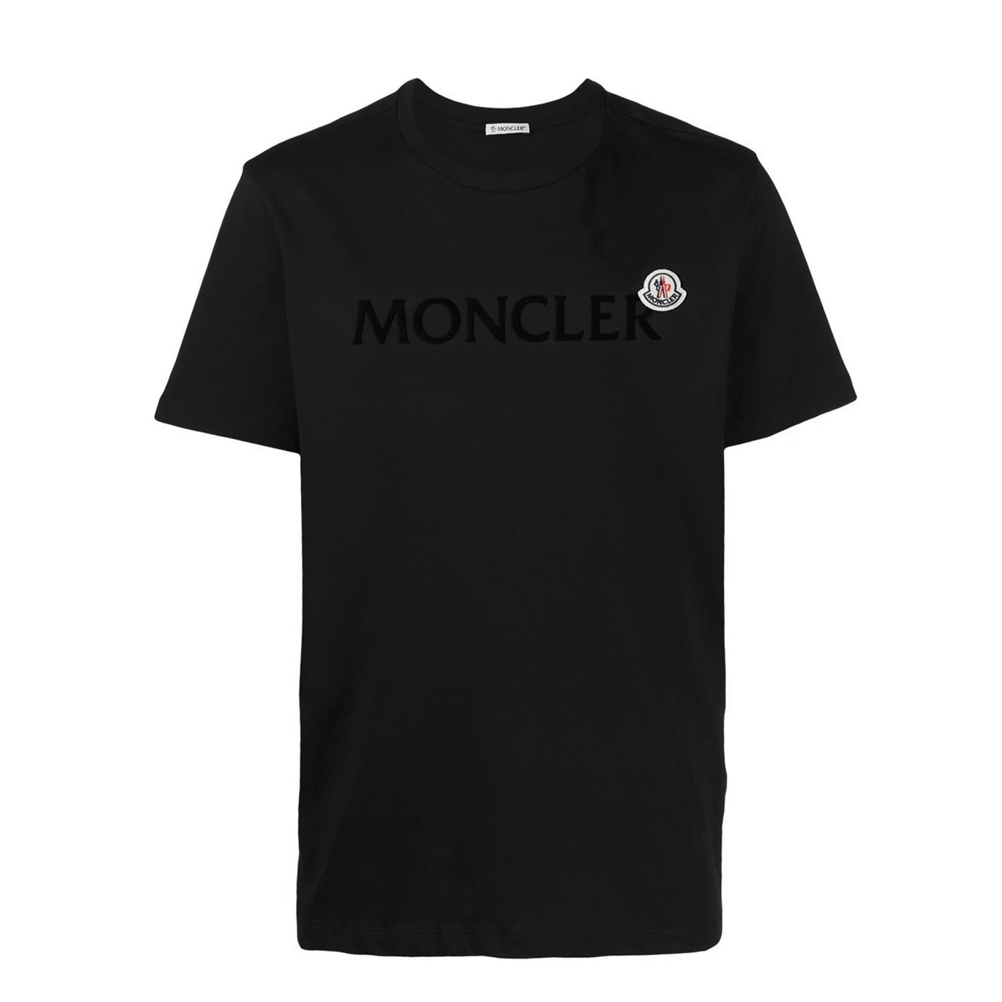Moncler Text Logo Triple Black T-Shirt
