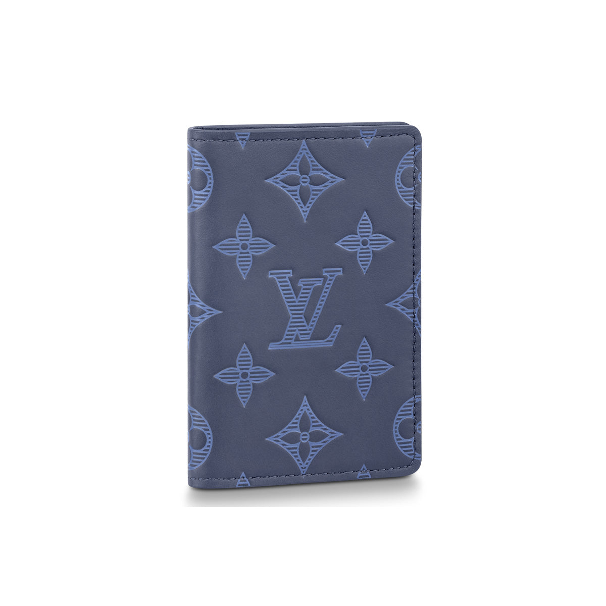 Louis Vuitton Pocket Organiser Navy Shadow Monogram