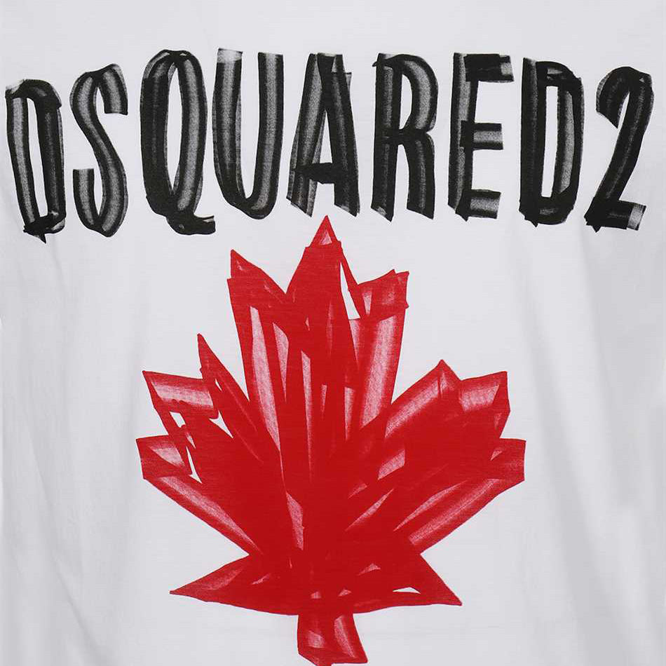 Dsquared2 Maple Leaf T-Shirt White