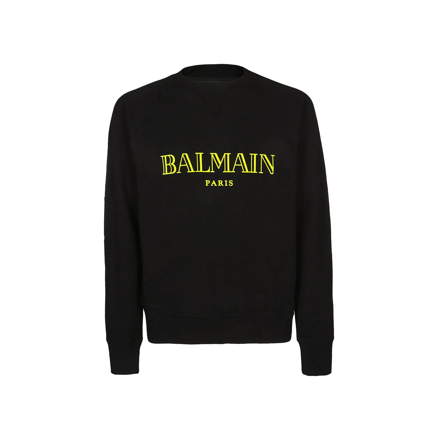 Balmain Logo Sweatshirt Black/Yellow