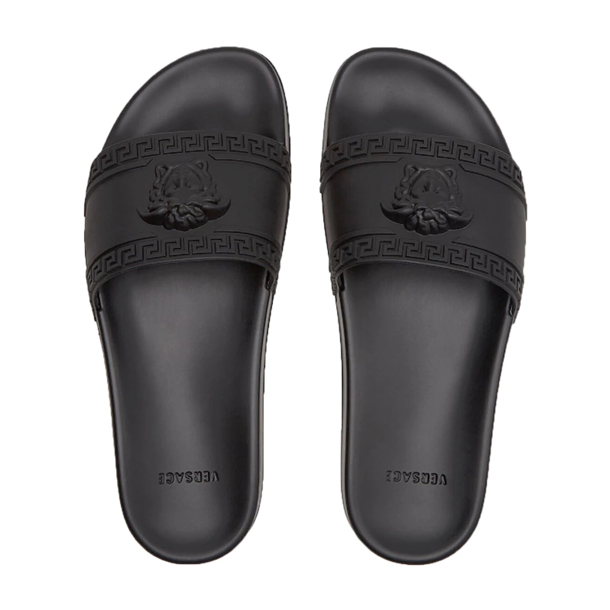 Versace Medusa Head Black Slides