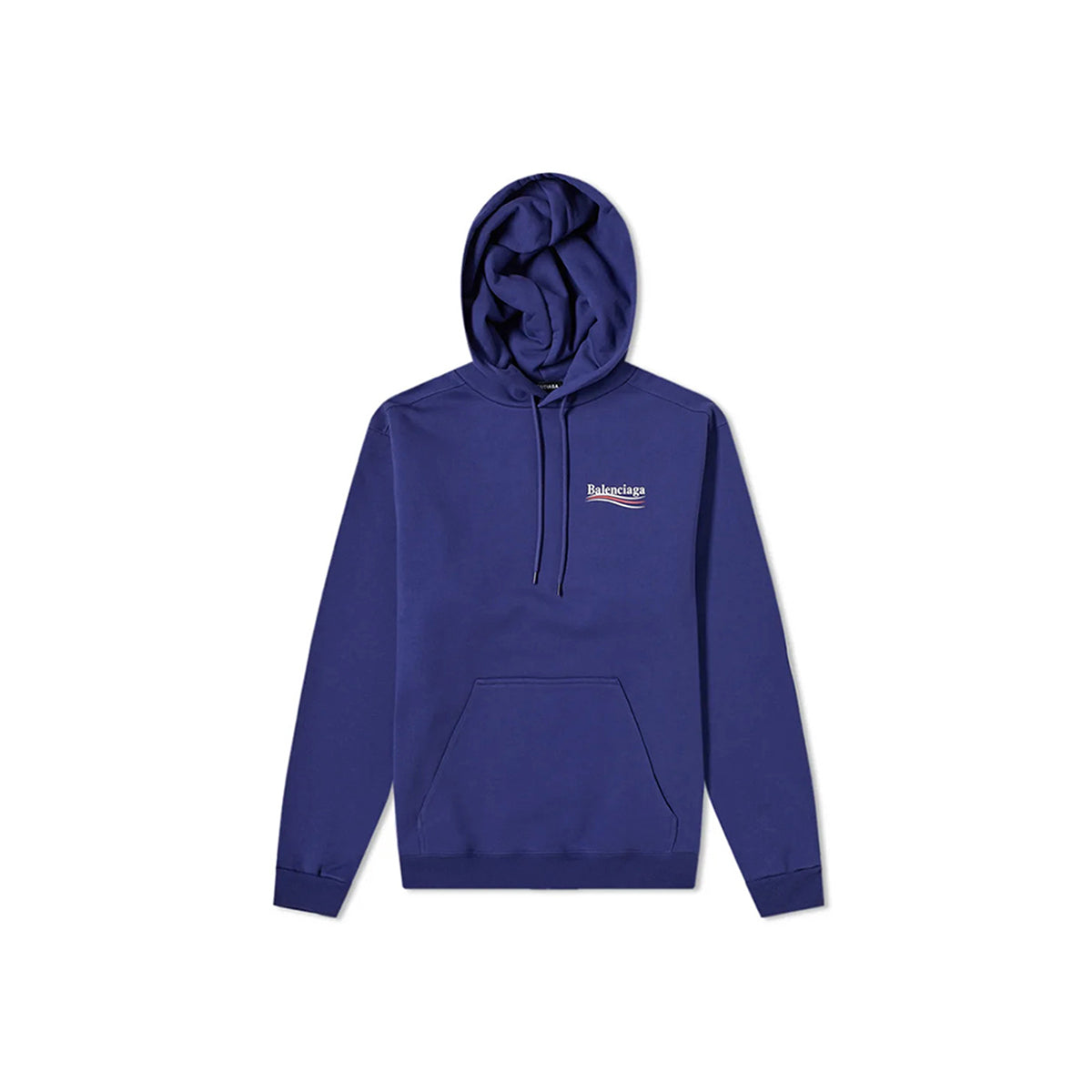 Balenciaga Political Campaign Hoodie Blue