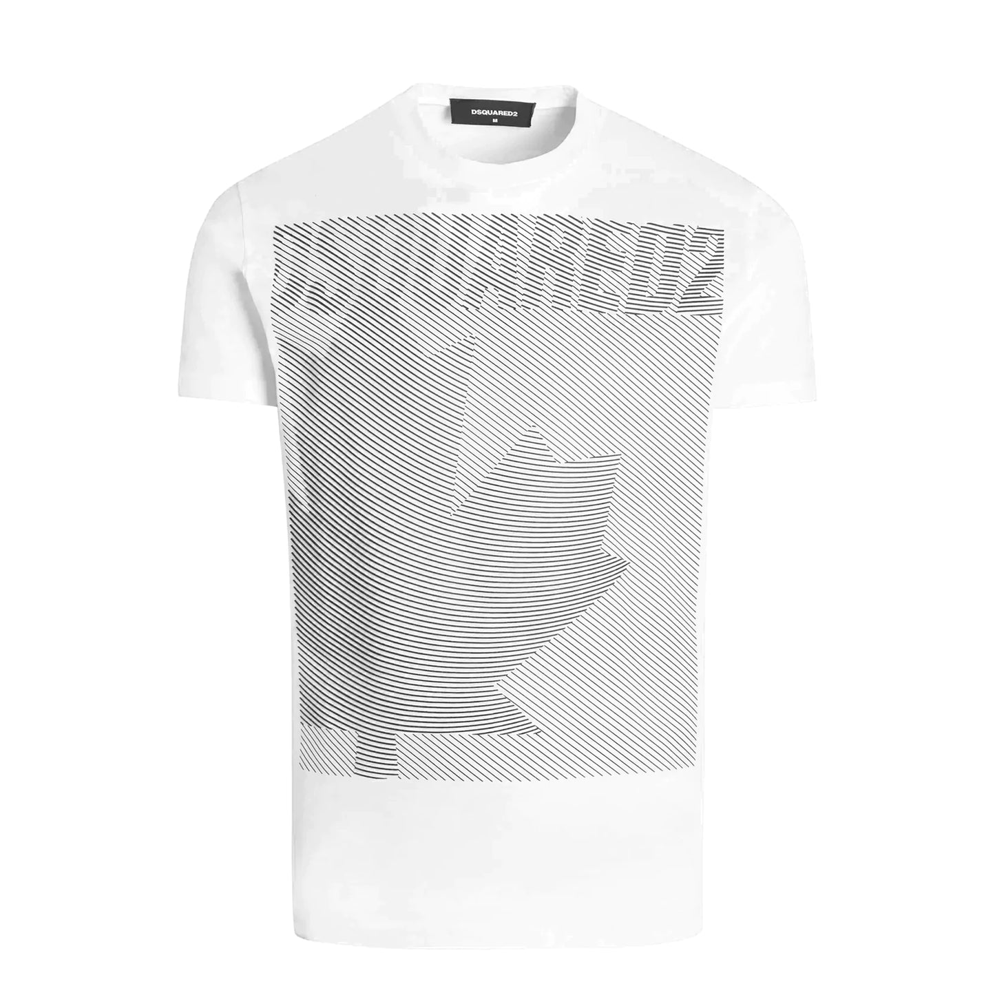 Dsquared2 Leaf Graphic Print White T-Shirt