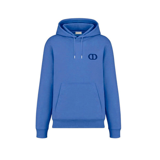 Dior CD Icon Blue Cotton Hoodie