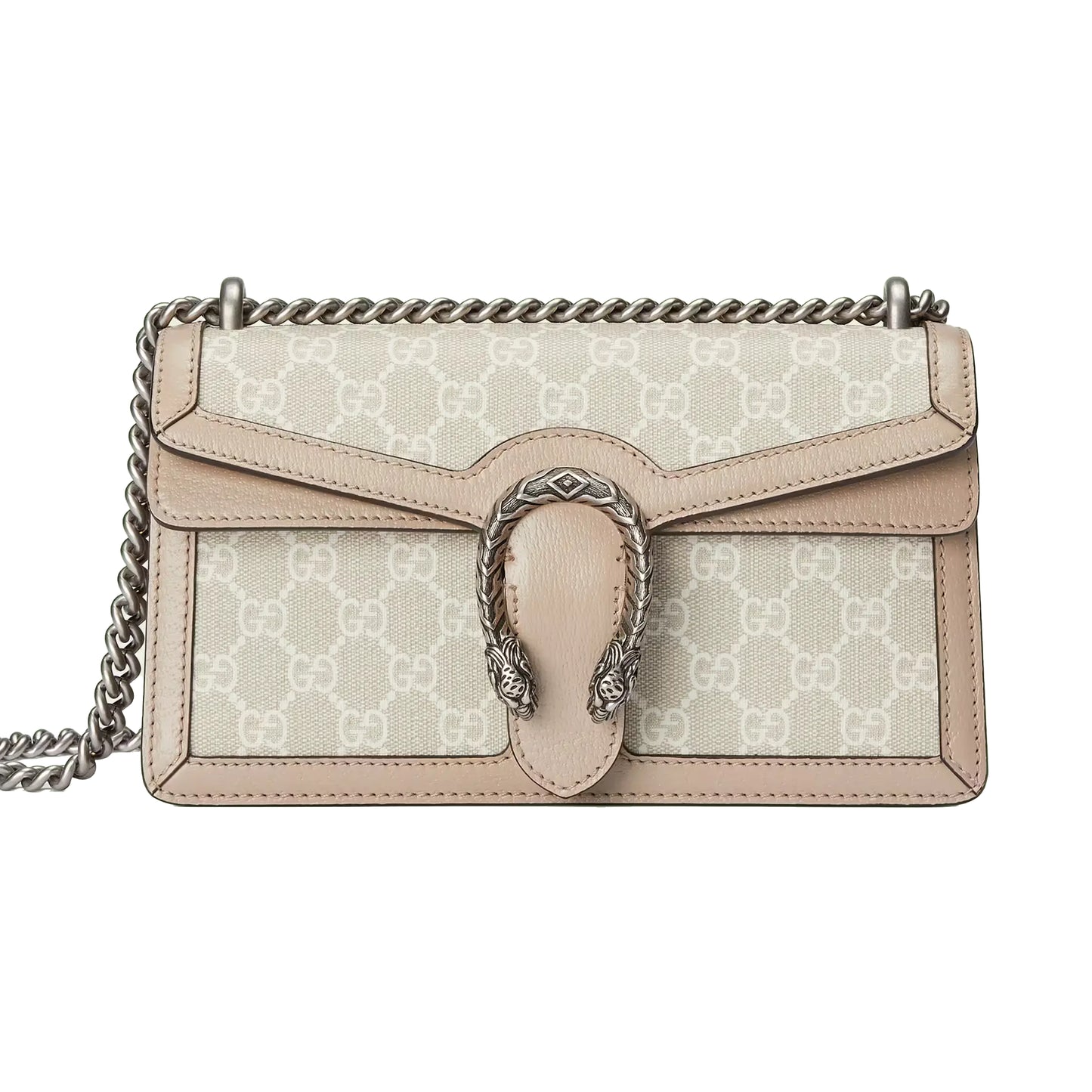 Gucci Dionysus GG Small Shoulder Bag Beige/White