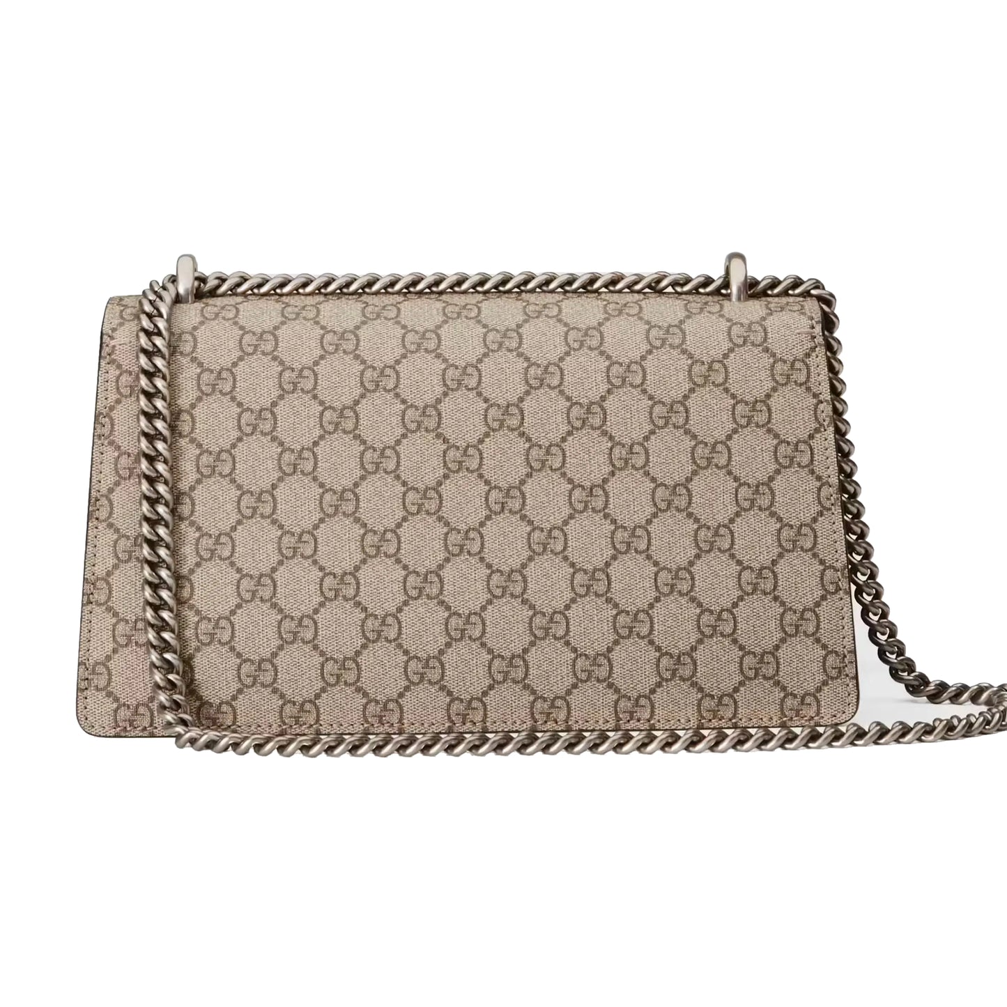 Gucci Dionysus GG Supreme Small Shoulder Bag Nude